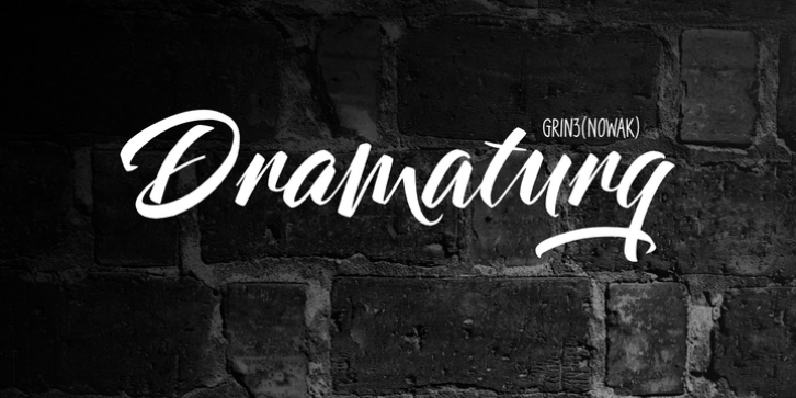 Dramaturg font preview