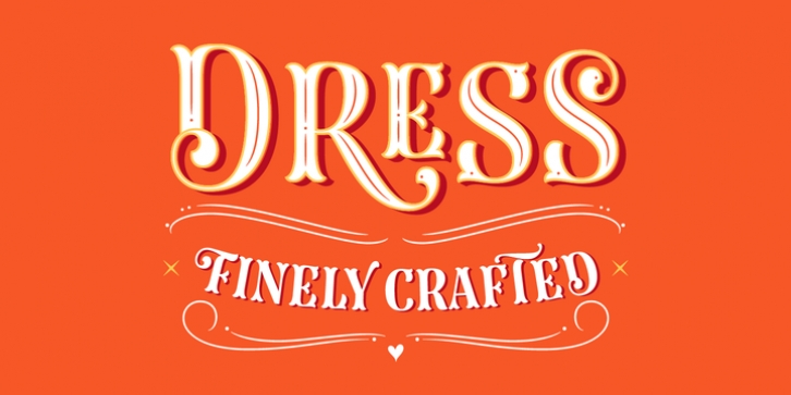 Dress font preview