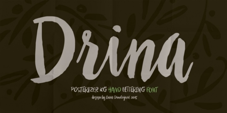 Drina font preview