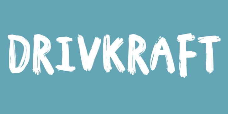 Drivkraft font preview