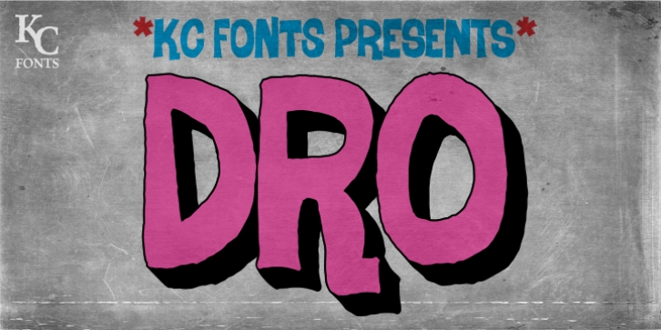 Dro font preview