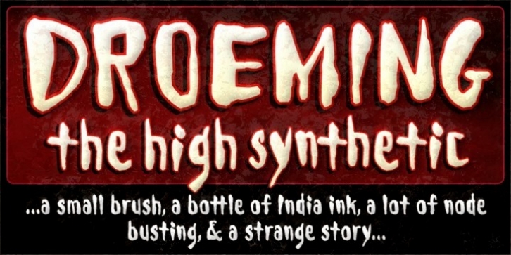 Droeming font preview