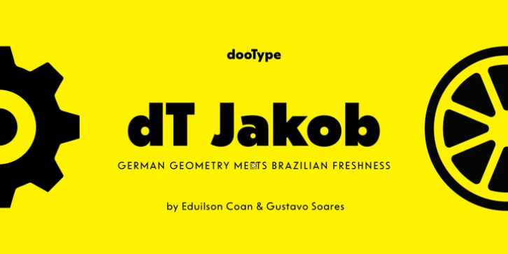 dT Jakob font preview