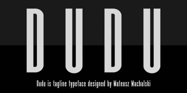 Dudu font preview