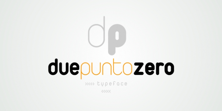 Duepuntozero font preview