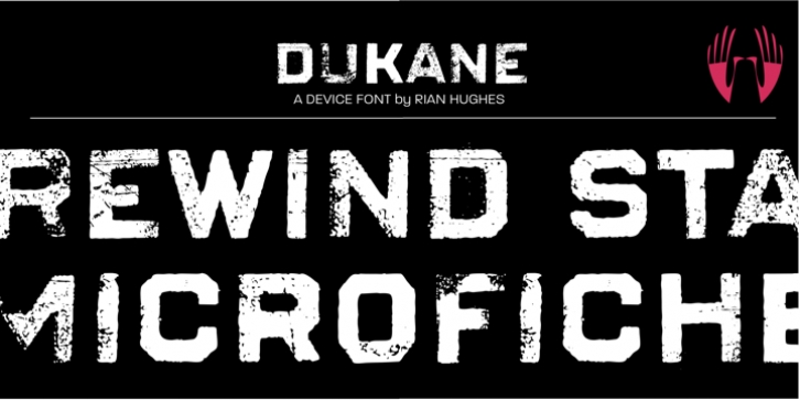 Dukane font preview