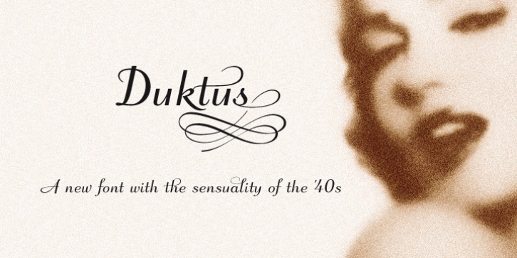 Duktus font preview