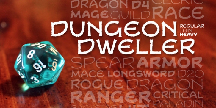 Dungeon Dweller BB font preview