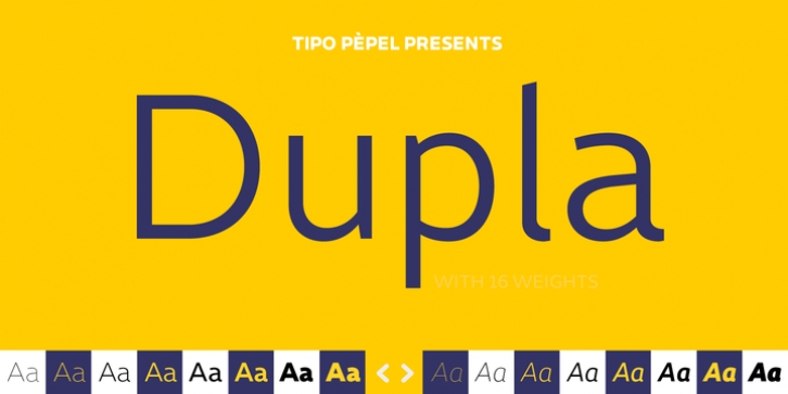 Dupla font preview