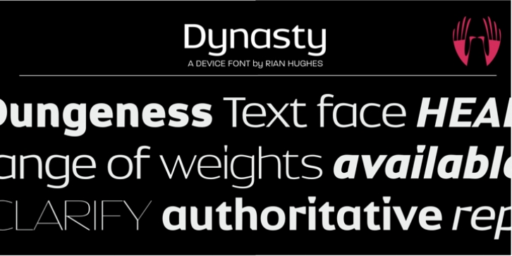Dynasty font preview