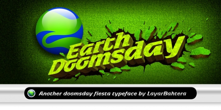 Earth Doomsday font preview