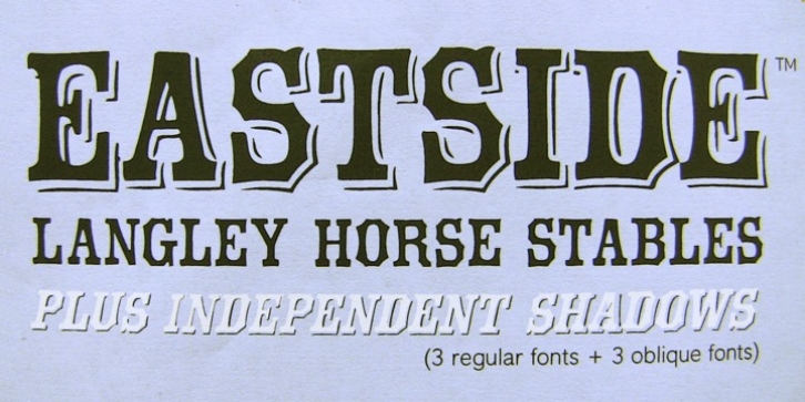 Eastside font preview