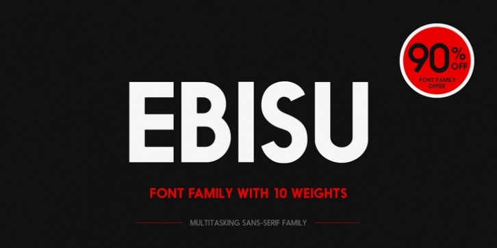 Ebisu font preview