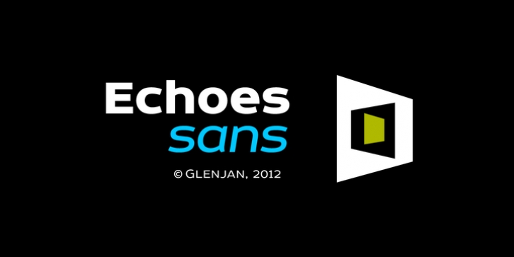 Echoes Sans font preview