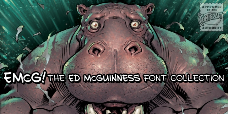 Ed McGuinness font preview
