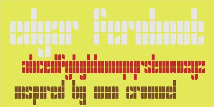 Edgar Fernhout font preview