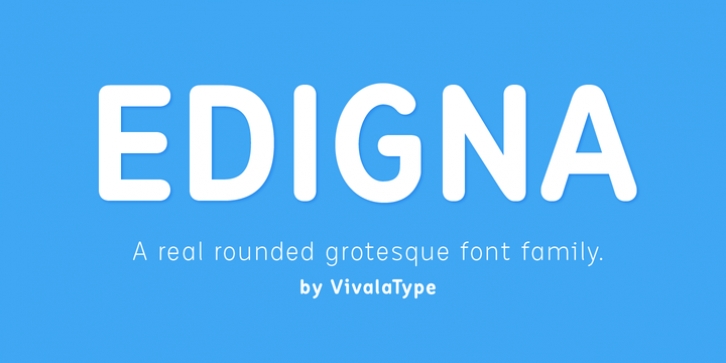 Edigna font preview