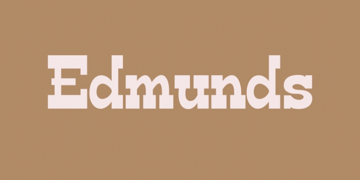 Edmunds font preview