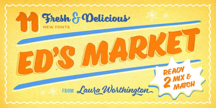 Ed's Market font preview