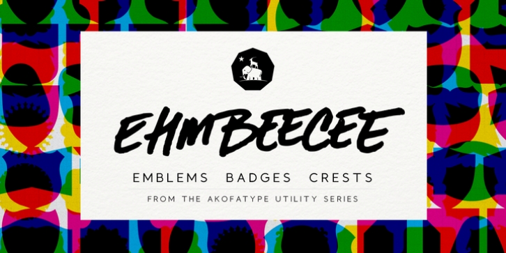 Ehmbeecee font preview