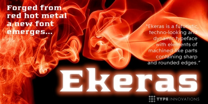 Ekeras font preview