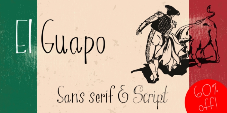 El Guapo font preview