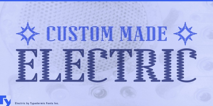 Electric font preview