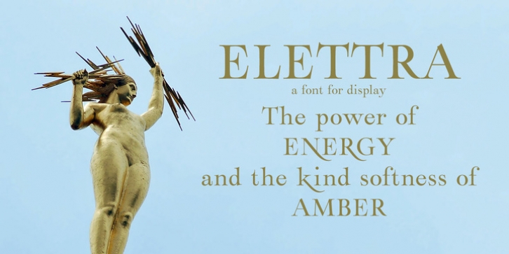 Elettra font preview