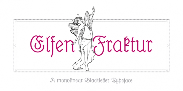 Elfen Fraktur font preview