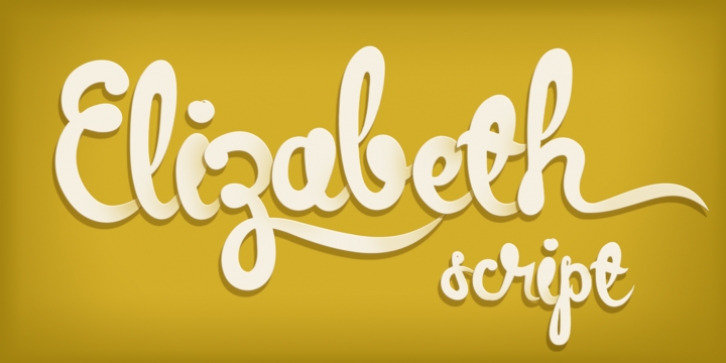 Elizabeth Script font preview