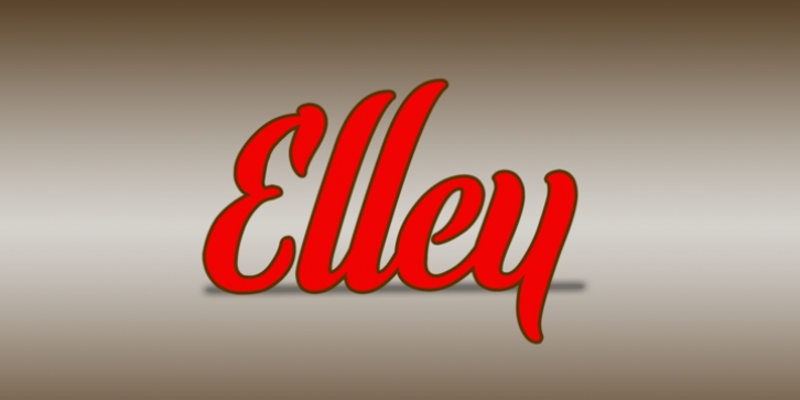 Elley font preview