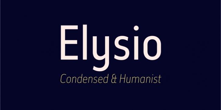 Elysio font preview