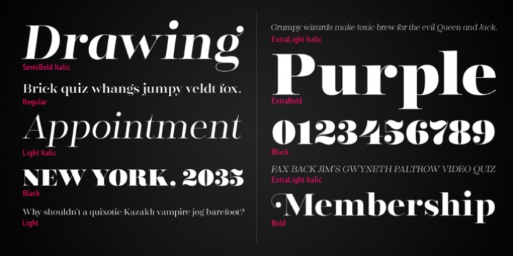 Encorpada Classic font preview