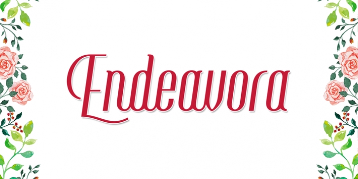 Endeavora font preview