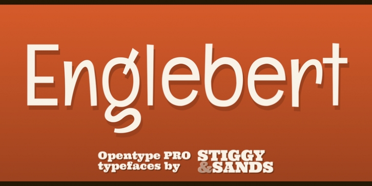 Englebert Pro font preview