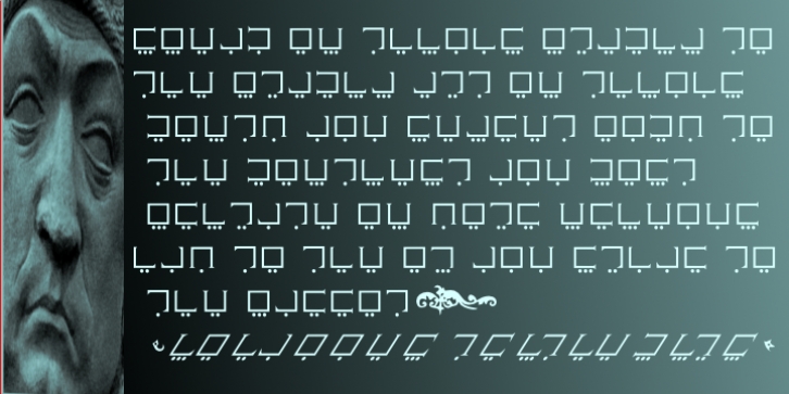 Enn'agrammaton font preview