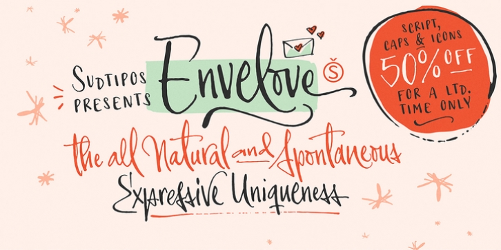 Envelove font preview