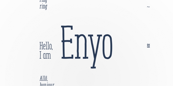 Enyo font preview