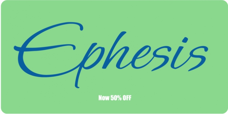 Ephesis font preview