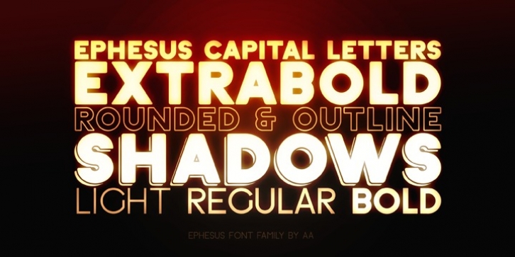 Ephesus font preview