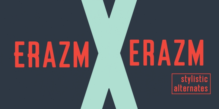 Erazm font preview