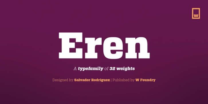 Eren font preview