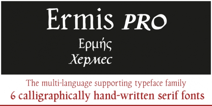 Ermis Pro font preview