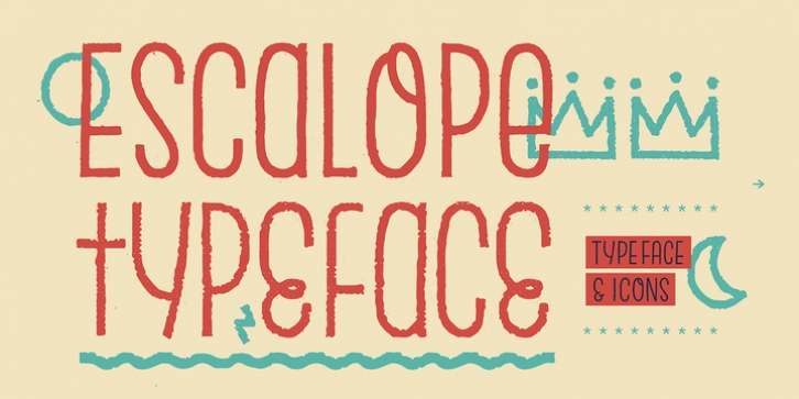 Escalope font preview