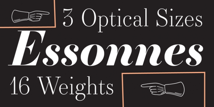 Essonnes font preview