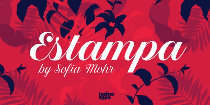 Estampa Script font preview