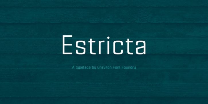 Estricta font preview