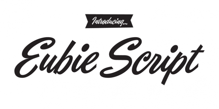 Eubie Script font preview