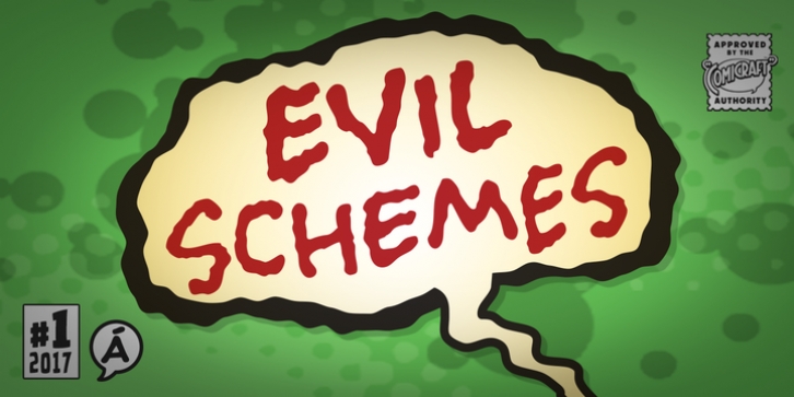 Evil Schemes font preview