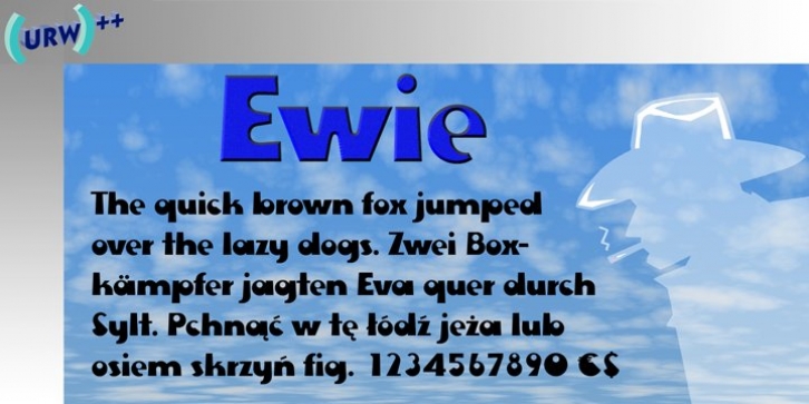 Ewie font preview